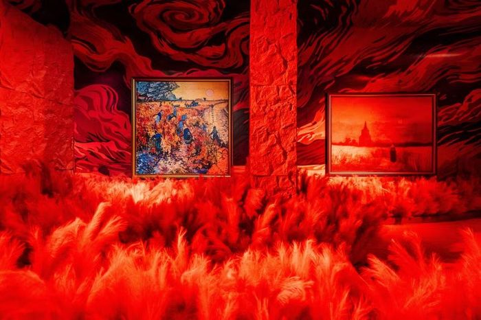 Những không gian trải nghiệm độc bản chỉ có ở triển lãm “Van Gogh Timeless-Van Gogh xuyên không". (Ảnh: Ban tổ chức)