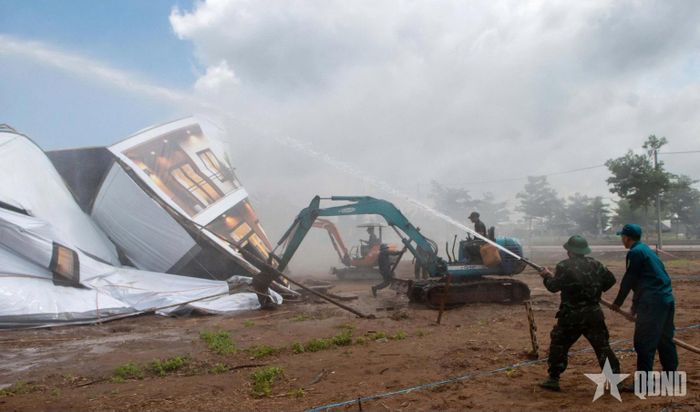 Ban Chỉ đạo diễn tập tỉnh An Giang diễn tập phòng thủ dân sự xã Long Kiến năm 2026 với đề mục: Chữa cháy, cứu nạn, cứu hộ công trình sập đổ.