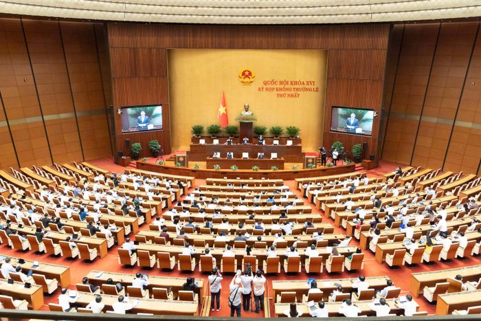 Quang cảnh phiên họp Quốc hội.