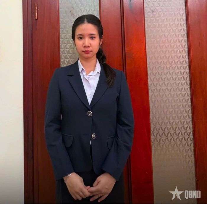 Bạn Pathanah Panyachit, học viên Lào đang theo học Khoa Quan hệ quốc tế và Chính trị, Học viện Ngoại giao. Ảnh nhân vật cung cấp