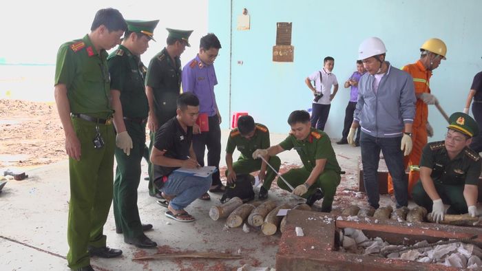 Kết quả kiểm tra cho thấy có 221 khúc vật phẩm nghi là ngà voi