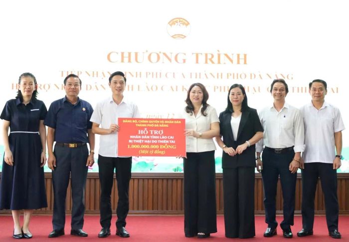 Đà Nẵng hỗ trợ tỉnh Lào Cai 1 tỷ đồng khắc phục thiên tai.