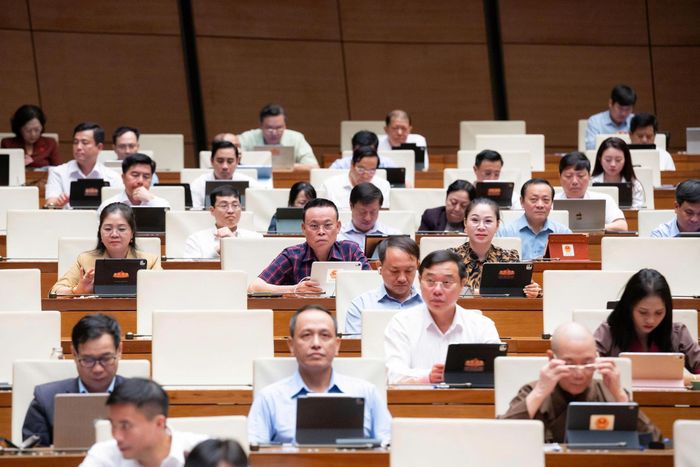  Các đại biểu dự phiên họp. Ảnh: VIẾT CHUNG 