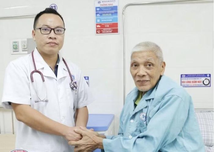 Người bệnh bình phục tốt sau 1 tháng điều trị - Ảnh BVCC