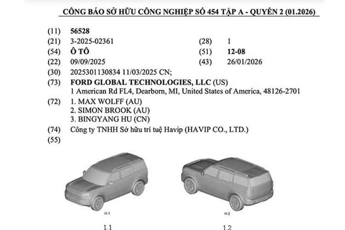 Bronco hiện chưa được Ford Việt Nam phân phối chính hãng trong nước. Việc mẫu xe được đăng ký bảo hộ kiểu dáng công nghiệp tại Việt Nam từ đầu năm 2026 đã thu hút sự chú ý và làm gia tăng kỳ vọng về khả năng Bronco sẽ sớm xuất hiện.