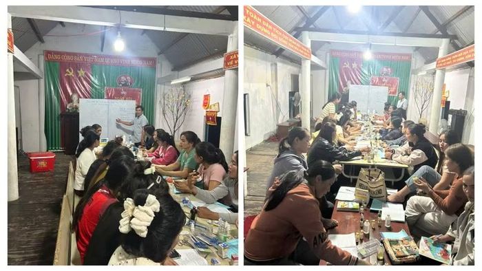 Học viên lắng nghe giáo viên hướng dẫn cách nhận biết và sử dụng các loại thuốc thú y trong chăn nuôi.