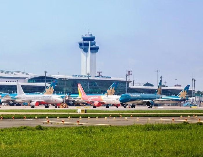 Đài kiểm soát không lưu sân bay Tân Sơn Nhất.
