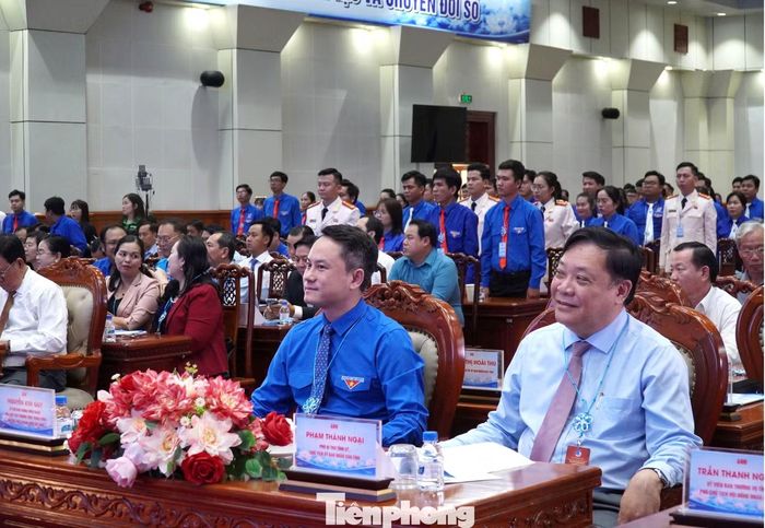 Anh Nguyễn Kim Quy - Bí thư Trung ương Đoàn, Phó Chủ tịch Thường trực Trung ương Hội LHTN Việt Nam tham dự đại hội.