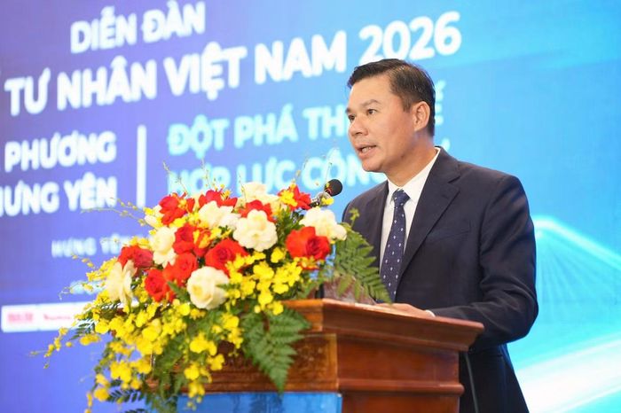 Ông Nguyễn Lê Huy phát biểu tại chương trình. Ảnh: BTC