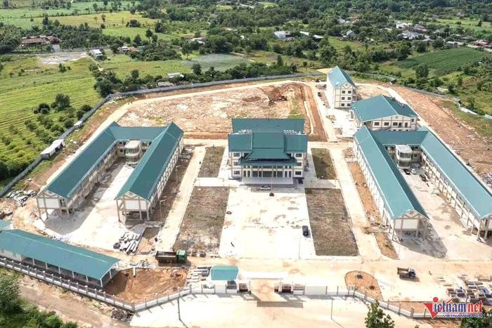 Toàn cảnh trường nội trú liên cấp Buôn Đôn. Ảnh: Hải Dương