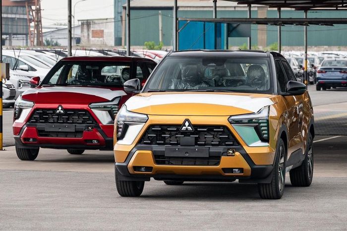 Mitsubishi Xforce vươn lên vị trí thứ 3 trong top xe sử đụng động cơ đốt trong. Ảnh: MMV
