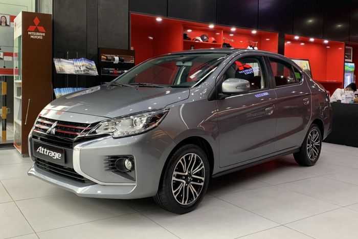 Mitsubishi Attrage đang ngày càng gặp khó trong việc duy trì vị thế tại phân khúc sedan cỡ B. Ảnh: Đại lý Mitsubishi