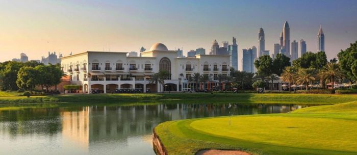 Emirates Hills là khu dân cư thượng lưu bậc nhất thành phố Dubai với những biệt thự thiết kế riêng, là điểm đến ưa thích của các tỷ phú và người nổi tiếng quốc tế. Ảnh: Harper Wellington