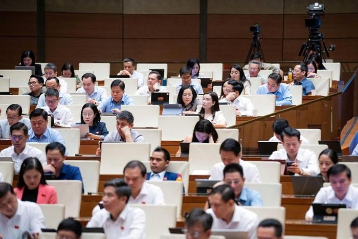  Các đại biểu tham dự phiên thảo luận (Ảnh: CTTĐT Quốc hội).