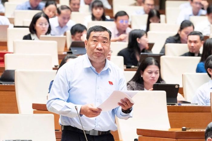 Đại biểu Thạch Phước Bình phát biểu thảo luận (Ảnh: CTTĐT Quốc hội).