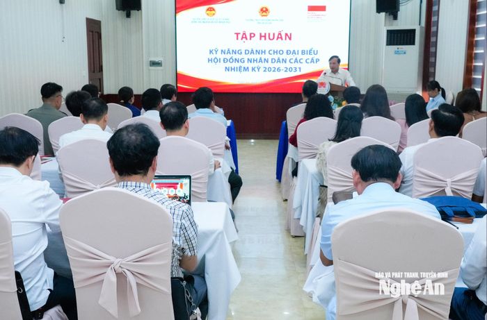 Quang cảnh lớp tập huấn. Ảnh: TL