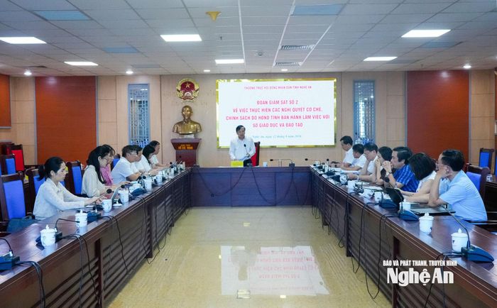 Quang cảnh cuộc làm việc. Ảnh: TL