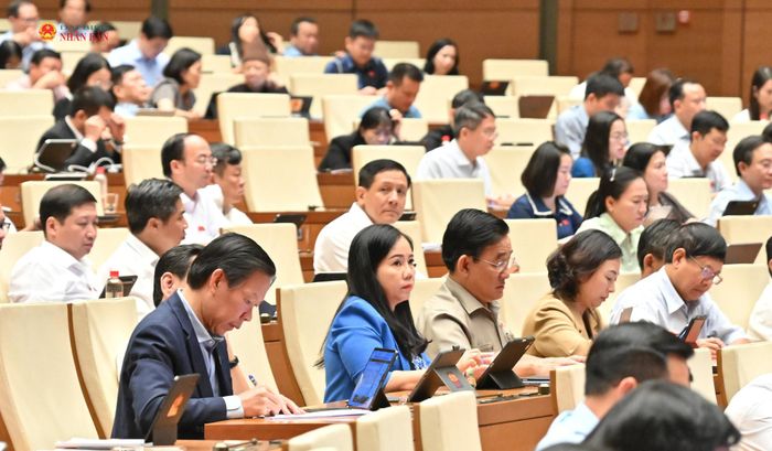 Các đại biểu Quốc hội dự phiên thảo luận hội trường. Ảnh: daibieunhandan.vn