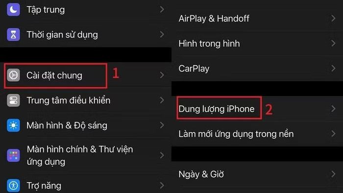 Dọn dẹp bộ nhớ thiết bị.