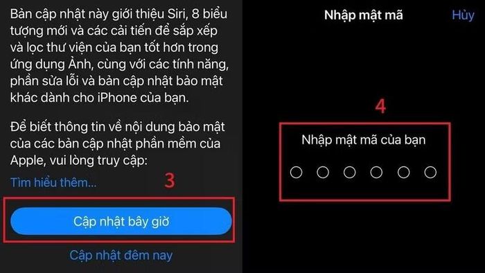 Nhấn Cập nhật bây giờ.