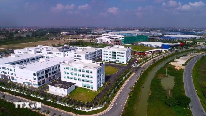 Khu công nghiệp Hòa Phú, Khu công nghiệp đầu tiên ở Hiệp Hòa - Trung tâm công nghiệp mới của tỉnh Bắc Ninh. (Ảnh: Việt Hùng/TTXVN)