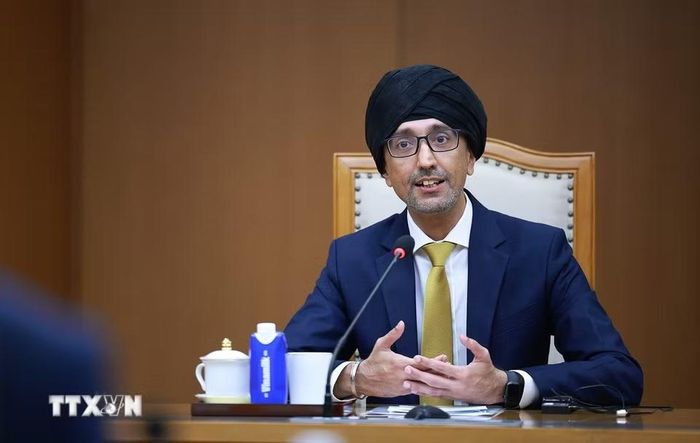 Đại sứ Singapore tại Việt Nam Rajpal Singh phát biểu. (Ảnh: Dương Giang/TTXVN)