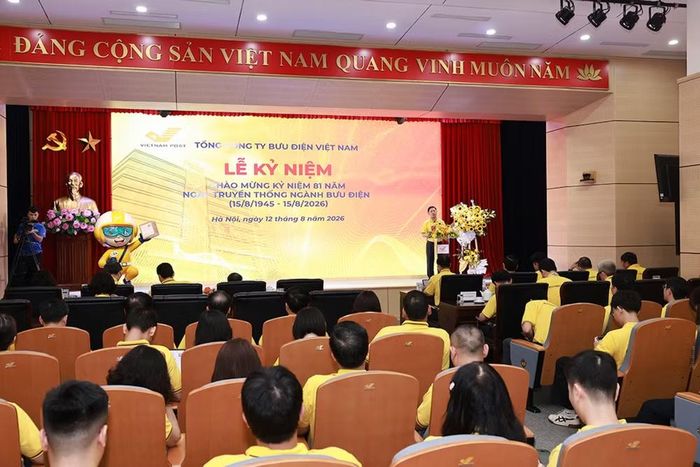 Theo ông Chu Quang Hào, Tổng giám đốc Tổng công ty Bưu điện Việt Nam phát biểu tại sự kiện. (Ảnh: Vietnam Post)