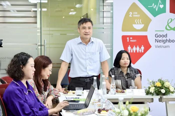 Các đại biểu chia sẻ về dự án. (Ảnh: Bộ GD-ĐT)