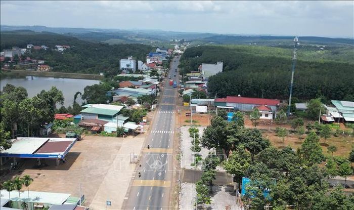 Một góc xã Thọ Sơn, thành phố Đồng Nai, nơi Trường Tiểu học Phú Sơn nằm trong vùng quy hoạch dự án khai thác, tuyển quặng bauxite, ảnh hưởng đến việc đầu tư xây dựng trường mới.