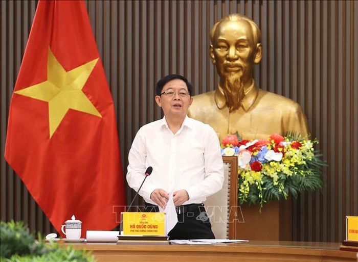 Phó Thủ tướng Hồ Quốc Dũng phát biểu. Ảnh: An Đăng/TTXVN