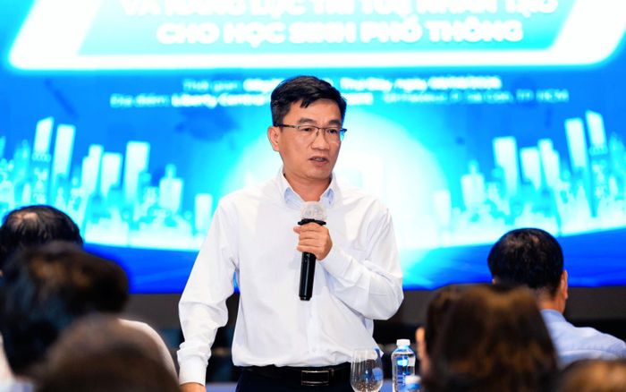 Ông Trần Trọng Tuyên, Phó Giám đốc Sở Khoa học và Công nghệ TP Hồ Chí Minh phát biểu tại hội nghị gần đây.