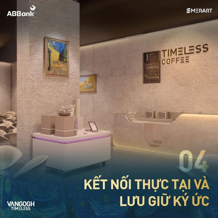 Không gian Van Gogh Timeless là cuộc gặp gỡ giữa nghệ thuật hơn một thế kỷ trước và công nghệ đương đại, nơi mỗi người có thể tìm thấy một câu chuyện riêng trong những sắc màu quen thuộc.