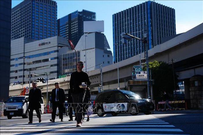 Trụ sở Ngân hàng Trung ương Nhật Bản ở Tokyo. Ảnh tư liệu: THX/TTXVN