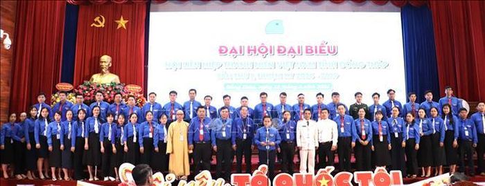 Các thành viên Hội Liên hiệp Thanh niên Việt Nam tỉnh Đồng Tháp nhận nhiệm vụ nhiệm kỳ 2026 - 2029.