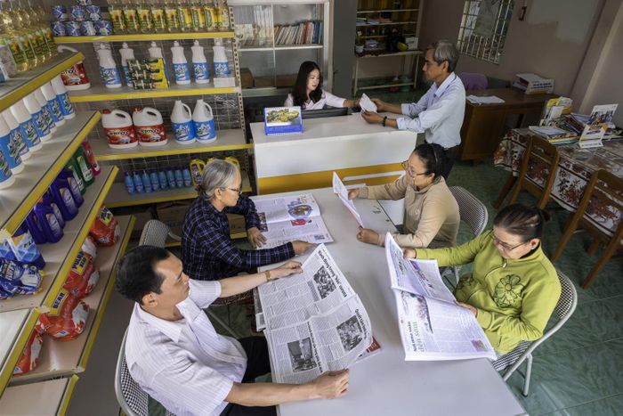 Không gian bưu điện văn hoá xã tiếp tục duy trì, phát triển văn hoá đọc.