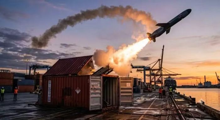 Tên lửa đóng container có thể triển khai trong nhiều quân chủng. Ảnh: Creaders.