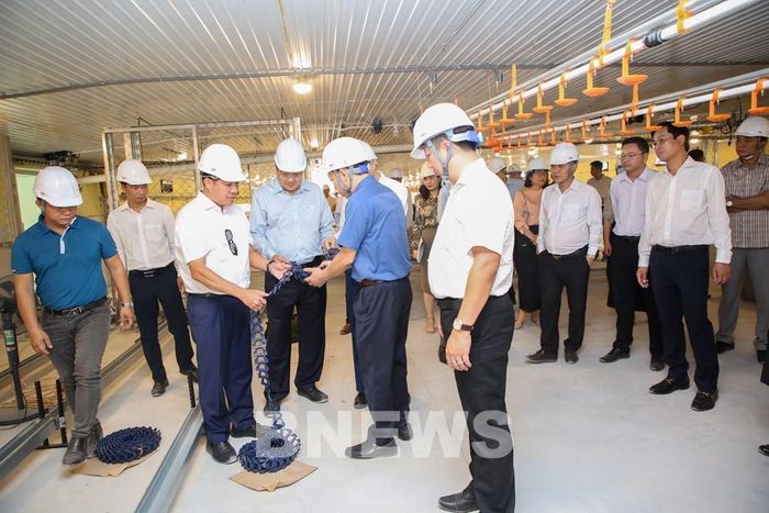 Hạ tầng kỹ thuật luôn là yếu tố được các nhà đầu tư quan tâm khi đến Tây Ninh, trong đó xã Tân Hội đang tập trung đầu tư, hoàn thiện hạ tầng các cụm công nghiệp, tạo điều kiện thuận lợi thu hút doanh nghiệp. Ảnh: Giang Phương - TTXVN