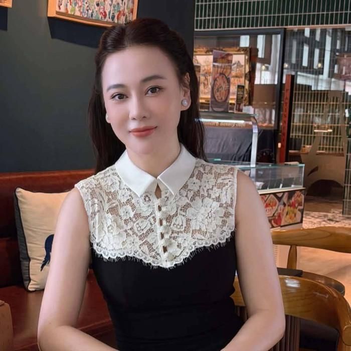 Phương Oanh trở lại mạng xã hội với hình ảnh nhẹ nhàng nhưng không kém phần mặn mà. Ảnh: FBNV