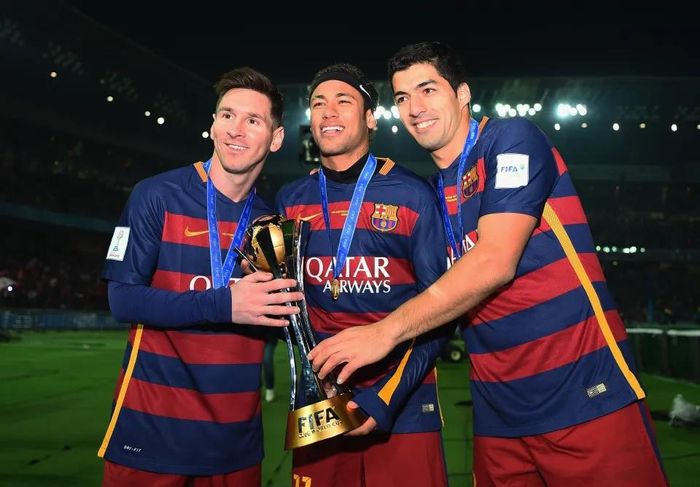 Lionel Messi, Neymar và Luis Suarez có thể tái ngộ tại Miami vào năm tới. Ảnh: Getty
