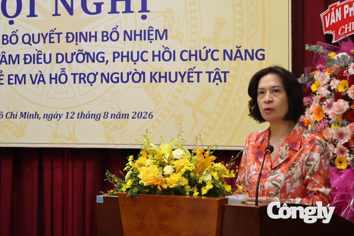 Thứ trưởng Nguyễn Thị Liên Hương phát biểu tại hội nghị
