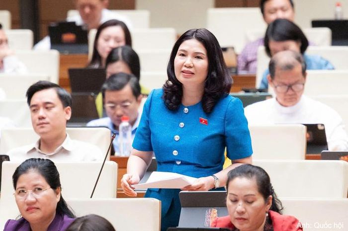 Đại biểu Trần Thị Vân - đoàn Bắc Ninh.