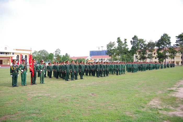 Lữ đoàn công binh 279 tổ chức lễ tuyên thệ chiến sĩ mới năm 2026. Ảnh nguồn Internet