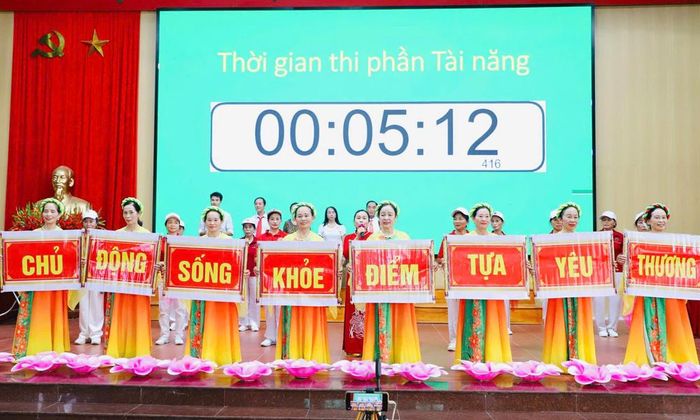  Hội thi gửi gắm nhiều thông điệp của người cao tuổi về sống vui, sống khỏe, thích ứng với già hóa dân số.  