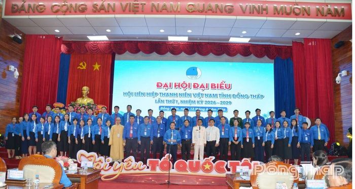 Ủy ban Hội Liên hiệp Thanh niên Việt Nam Tỉnh Đồng Tháp, nhiệm kỳ 2026 - 2029 ra mắt Đại hội.