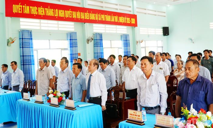 Đại biểu tham dự Đại hội thành lập Hội Doanh nghiệp xã Phú Thành nhiệm kỳ 2026 - 2031.