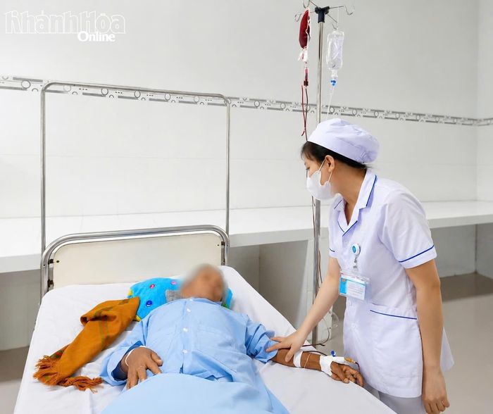 Sức khỏe của cụ bà S. sau điều trị đã ổn định.