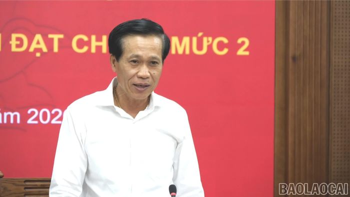 Phó Giáo sư, Tiến sĩ Hoàng Phúc Lâm kết luận cuộc họp.