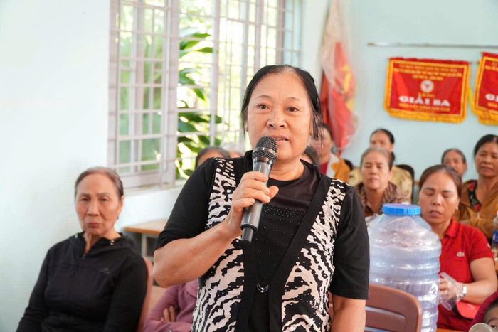 Diễn đàn là dịp để người dân trực tiếp phản ánh những vấn đề còn vướng mắc để cấp ủy, chính quyền có giải pháp tháo gỡ