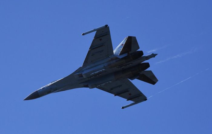 Tiêm kích Su-35 của Lực lượng Hàng không Vũ trụ Nga. Ảnh: Sputnik