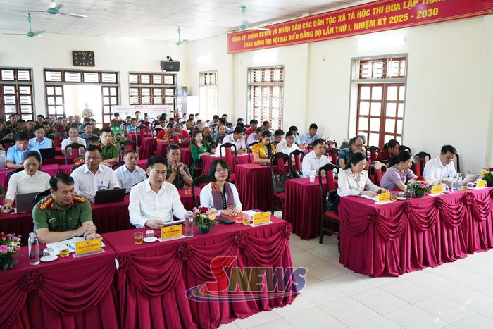 Các đại biểu dự Ngày hội Toàn dân bảo vệ an ninh Tổ quốc xã Tà Hộc năm 2026.